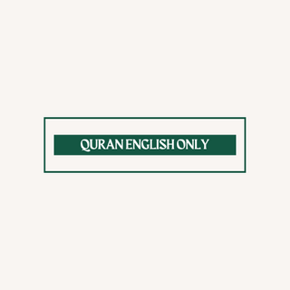 Quran English Only