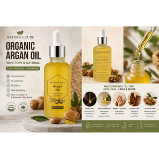 100% Pure Organic Argan Oil