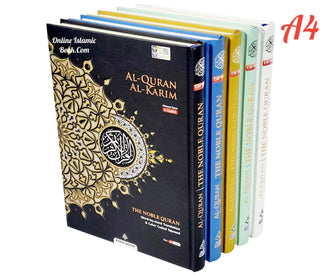 Maqdis Quran | The Noble Quran Word By Word Translation and Color Coded Tajweed (Al Quran Al Karim) Large Size A4 (English-Arabic)