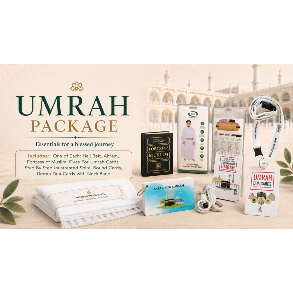Complete Umrah Essentials Kit | Pilgrim Travel Bundle – DARUSSALAM US