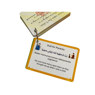 Daily Dua Cards, Islamic Flash Cards for Muslim Children