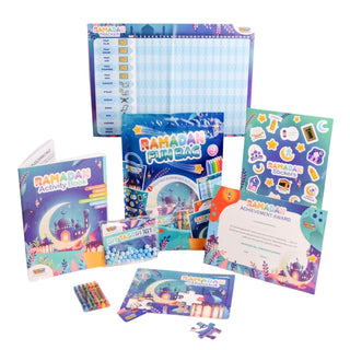 Ramadan Fun Bag - Pink - Blue
