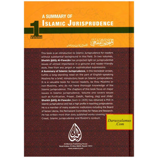 A Summary Of Islamic Jurisprudence (2 Vol Set) By Dr. Salih Al-Fawzan