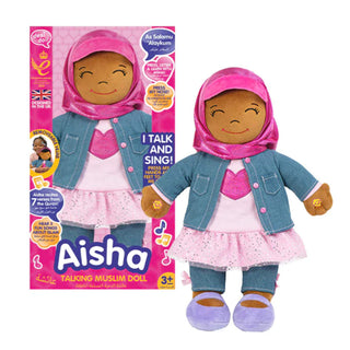 Aisha Talking Muslim Doll (English/Arabic Speaking Doll), 5060194821480