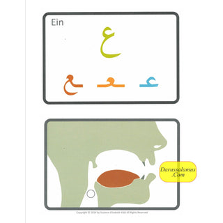 Arabic Alphabet Flash Cards By Suzanne Elizabeth Kidd