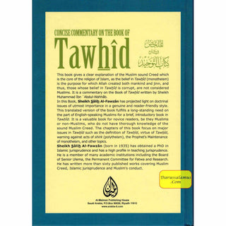 Concise Commentary on the Book of Tawhid By Dr Salih Al-Fawzan