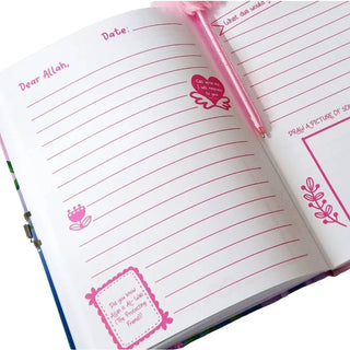 Dear Allah Secret Diary - Blue - Pink