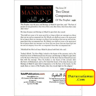 From the Best of Mankind By Aboo Haatim Muhammad Faarooq