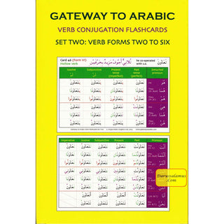 Gateway to Arabic Verb Conjugation Flashcards Set Two: Verb Forms Two to Six By  Imran Alawiye