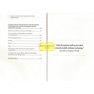 Guidance For The Sick & Those Who Visit Them