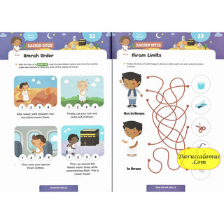 Hajj & Umrah Activity Book (Big Kids) Age 8 +