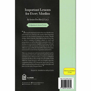 Important Lessons for Every Muslim in Question and Answer Format, 9798898602840