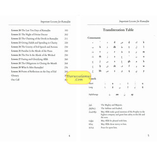 Important Lessons for Ramadan,30 Daily Lessons for The Blessed Month Of Ramadan By Shaykh Abdur Razzaq Al Abbaad