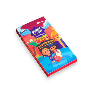 Kids Umrah Guide Cards - Waterproof Step-by-Step Duas Set
