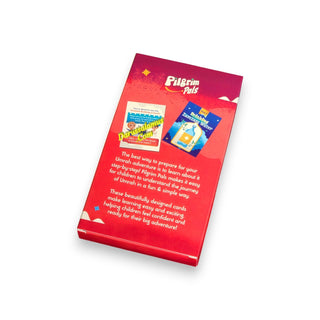 Kids Umrah Guide Cards - Waterproof Step-by-Step Duas Set