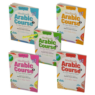 Madinah Arabic Course for English Speaking Children 5 Books Set, 9781872531779