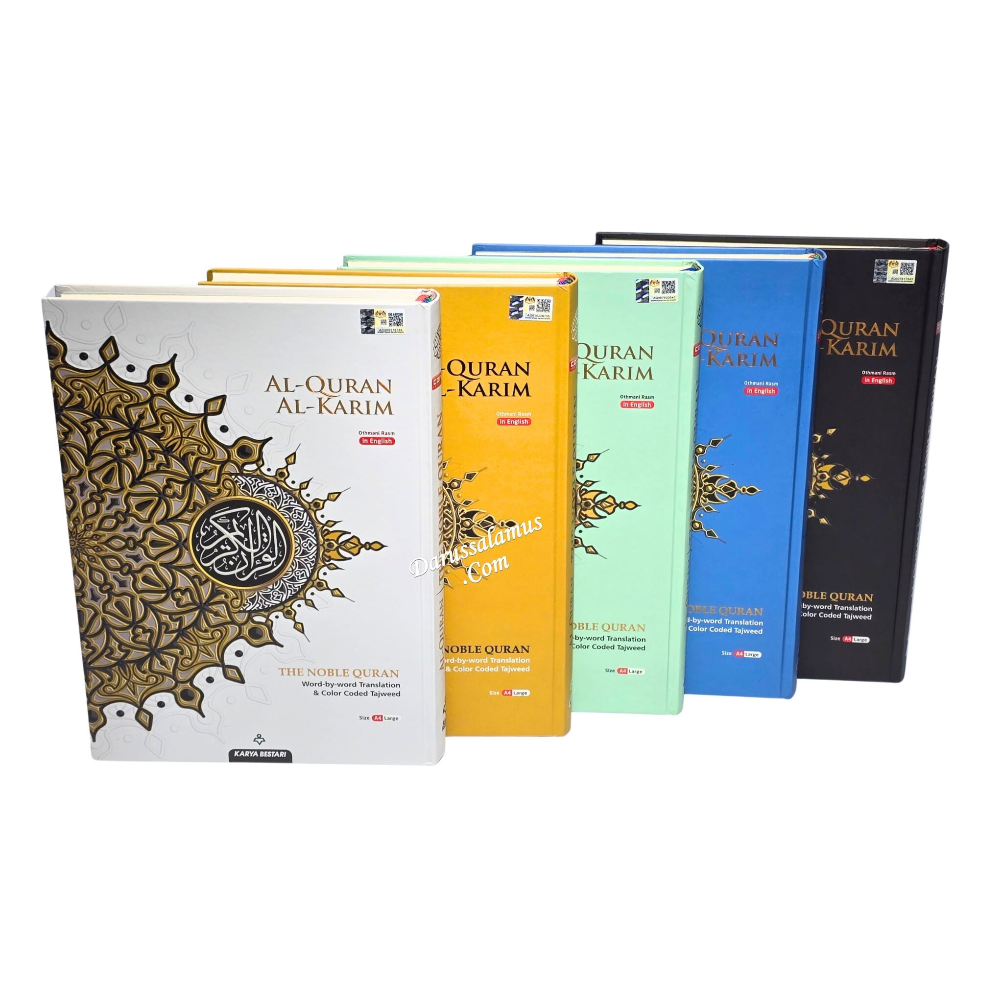 Special Edition Maqdis Quran B5 & A4 – Word-for-Word Translation With Colour Tags