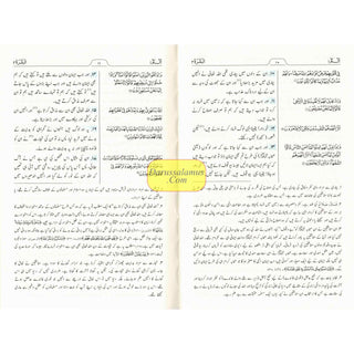 Mushaf Madinah-Al Quran Al-Kareem(Cream Paper-Medium size) Translation of The Meanings of The Noble Quran in The Urdu Language (New Edition)