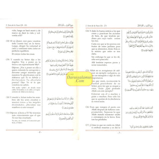 Mushaf Madinah in Spanish Language (Arabic to Spanish Language Translation)