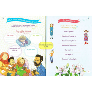 Muslim Baby Record Book (For Girls)