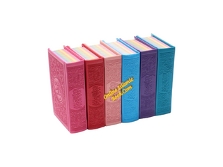 Al Quran Al Kareem (Rainbow Quran in beautiful different leather cover) Pocket Size