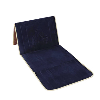 Prayer Rug with Back Support Foldable Meditation Floor Chair