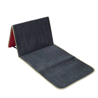 Prayer Rug with Back Support Foldable Meditation Floor Chair