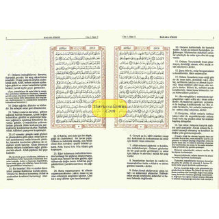 Quran in Turkish Language Arabic and Turkish Mushaf King Fahad Press Madinah (Medium size)