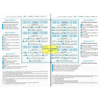 Saheeh International Quran( Arabic Text with English Meanings) Medium Soft cover