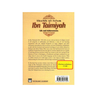 Shaikh ul Islam Ibn Taimiyah Life and Achievements By Sayyed Abul Hasan Ali Nadwi