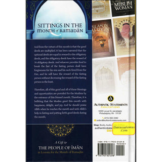 Sittings In The Month Of Ramadan & A Gift To The People Of Iman In Lessons For The Month Of Ramadan By Shaykh Saalih al-Fawzaan (Hardcover)