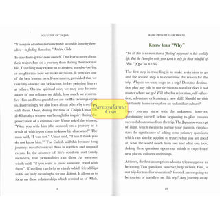 Souvenir of Taqwa: A Travel Handbook for Muslims