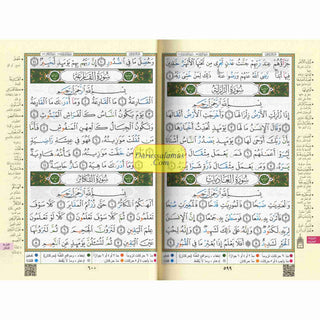 Tajweed Quran In Names Of Allah (Sw) Hard Cover ,Qr Coded,(Whole Quran, Medium Size 8.0 x 5.5 inch)