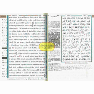 Tajweed Quran In Turkish Translation And Transliteration (Arabic To Turkish Translation And Transliteration)