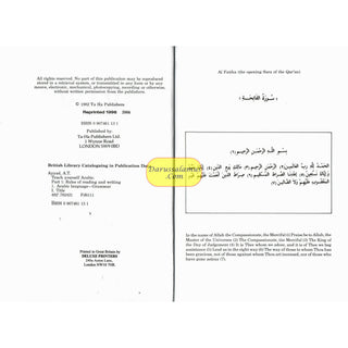 Teach Yourself Arabic Rules of Redaing & Writing By A. T. Ayyad