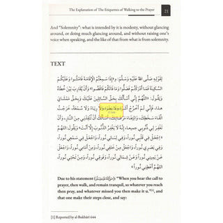 The Etiquettes of Walking to the Prayer