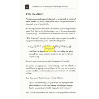 The Etiquettes of Walking to the Prayer