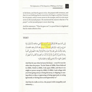 The Etiquettes of Walking to the Prayer