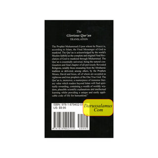 The Glorious Quran The Arabic Text with a Translation in English