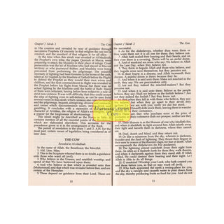 The Glorious Quran The Arabic Text with a Translation in English