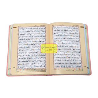 The Holy Quran – Color Coded Tajweed Rules (Ref 123CC) Flexi Leather cover