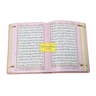 The Holy Quran – Color Coded Tajweed Rules (Ref 123CC) Flexi Leather cover