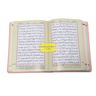 The Holy Quran – Color Coded Tajweed Rules (Ref 123CC) Flexi Leather cover