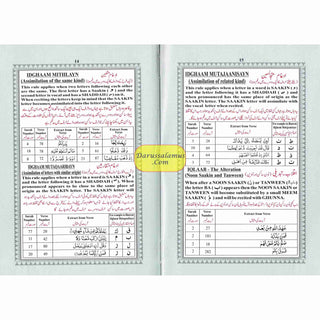 The Holy Quran with Colour Coded Tajweed Rules (Medium Size) (Persian/Urdu/Indian script),9789383226207,