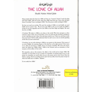 Love of Allah By Shaikh Adnan Abdul Qadir