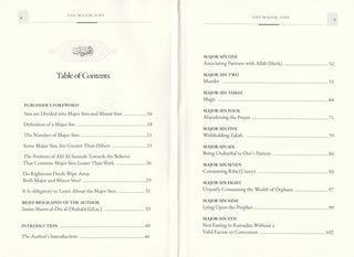 The Major Sins By Imam al-Dhahabi