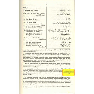 The Meaning of The Holy Qur'an English/Arabic: New Edition with Arabic Text and Revised Translation, Commentary by Abdullah Yusuf Ali