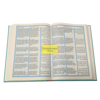 The Noble Quran: Transliteration in Roman Script with Arabic Text and English (Rainbow Colors) King Fahad Style