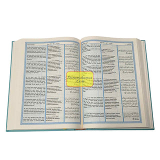 The Noble Quran: Transliteration in Roman Script with Arabic Text and English (Rainbow Colors) King Fahad Style