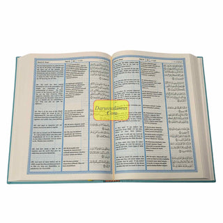 The Noble Quran: Transliteration in Roman Script with Arabic Text and English (Rainbow Colors) King Fahad Style